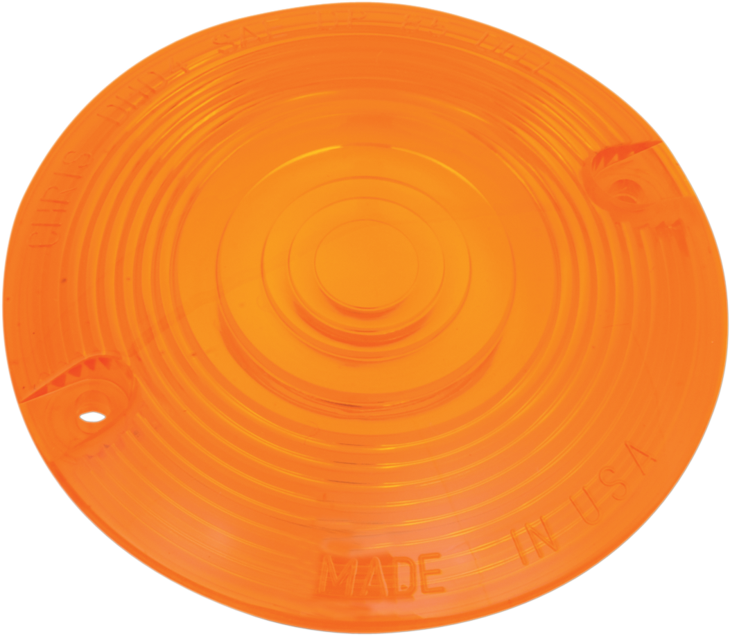 CHRIS PRODUCTS Turn Signal Lens - '86-'19 FLT / Amber DS-272051