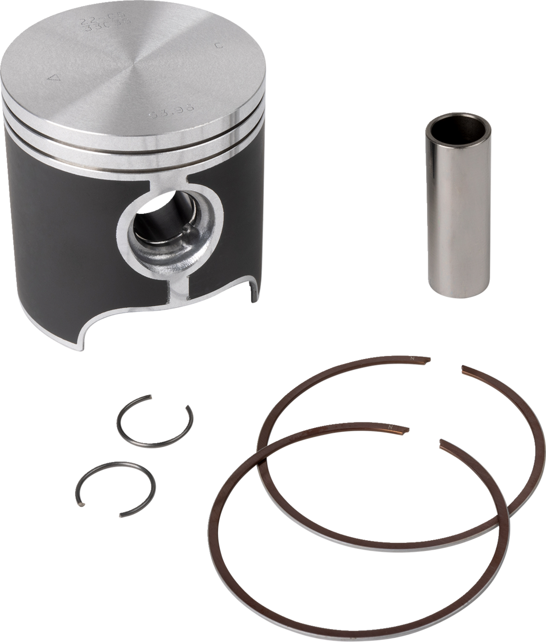 VERTEX Piston Kit Cast Replica for 2 Stroke - Piston Kit / 63.96 mm / KTM 200 EXC/MXC/XC 0910-2547