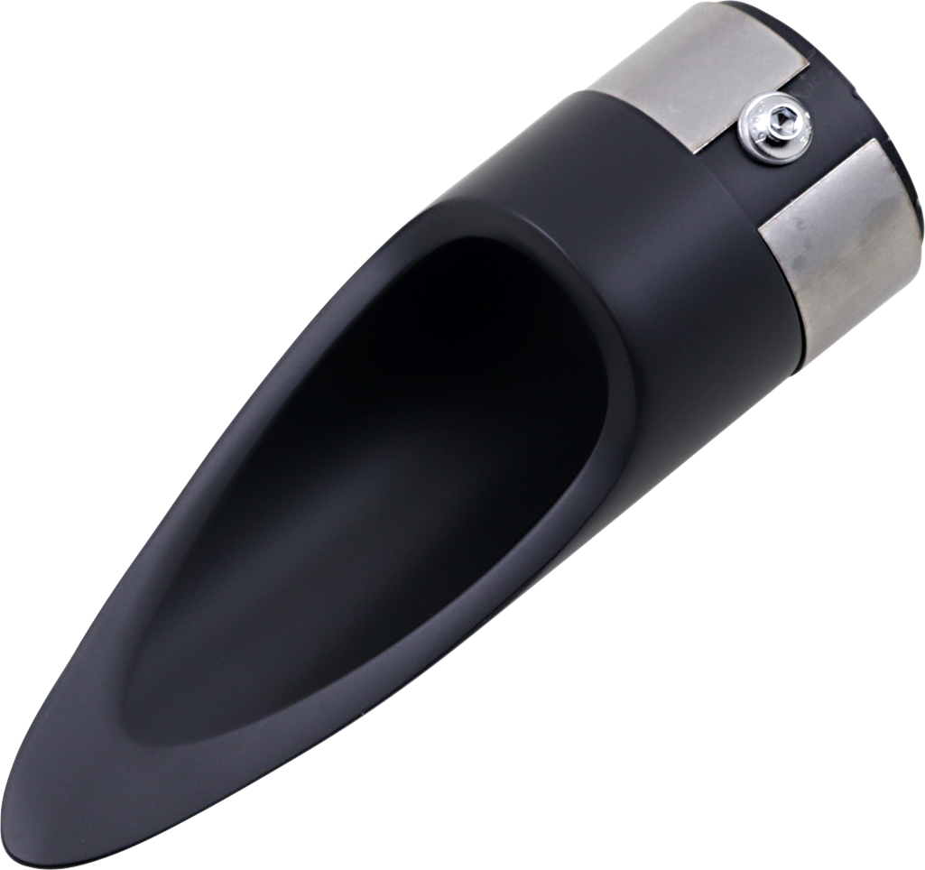 BARON Family Jewel Exhaust Tip - Black / Scalloped 1812-0199