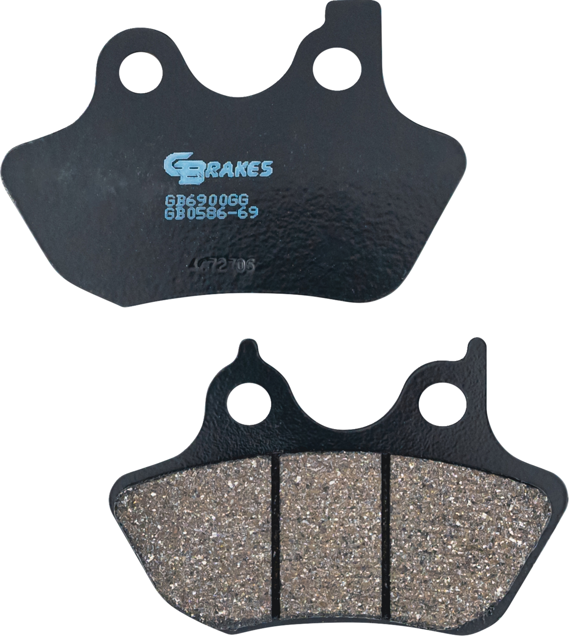 GBRAKES Semi Metallic Brake Pads - Brake Pads / Semi-Metallic/Ceramic / Front/Rear 1721-3740