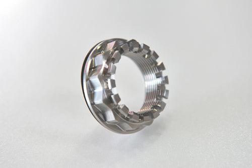 AELLA Small Hub 12 Point Titanium Rear Axle Nut (Sprocket Side)