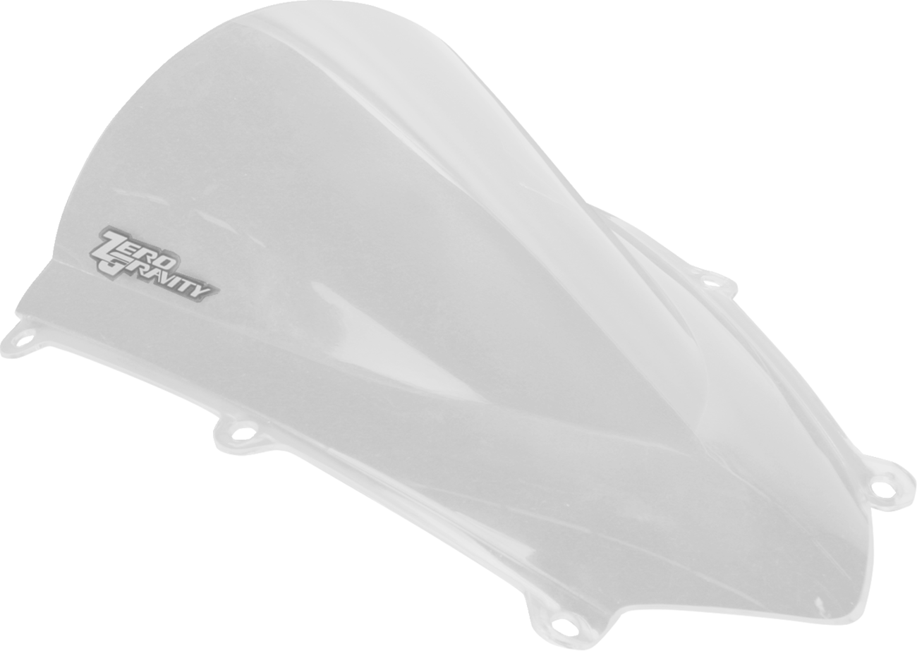 ZERO GRAVITY Double Bubble Windscreen - Clear