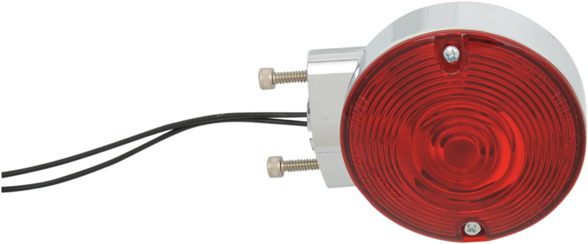 CHRIS PRODUCTS Turn Signal - Dual Filament / Red CH8400R