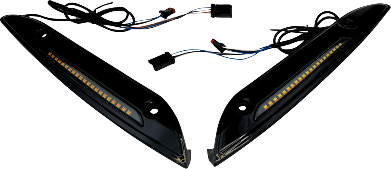 CUSTOM DYNAMICS Windshield Trim - Black 2040-2816