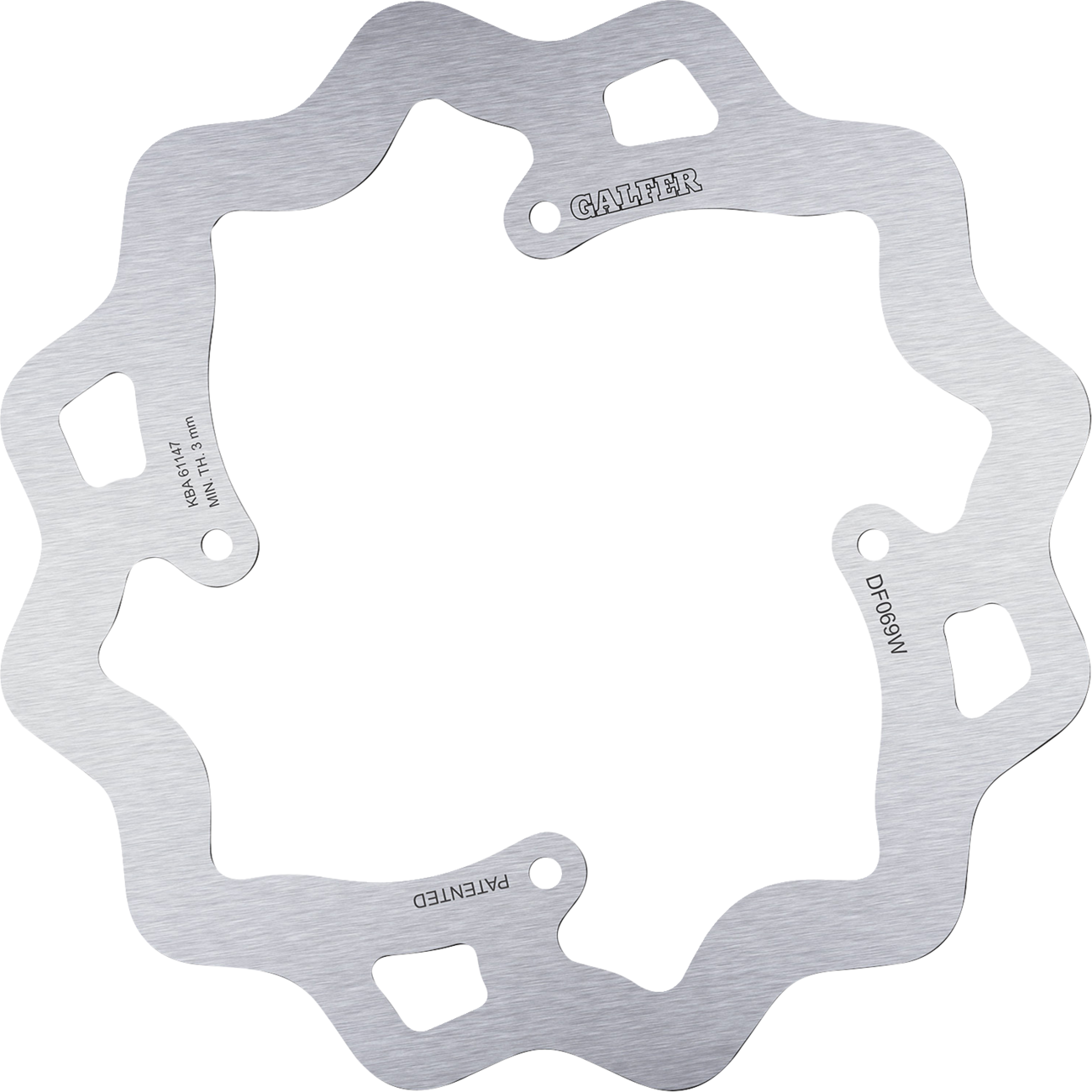 GALFER Brake Rotor - Rotor / Rear / Honda 1711-1300