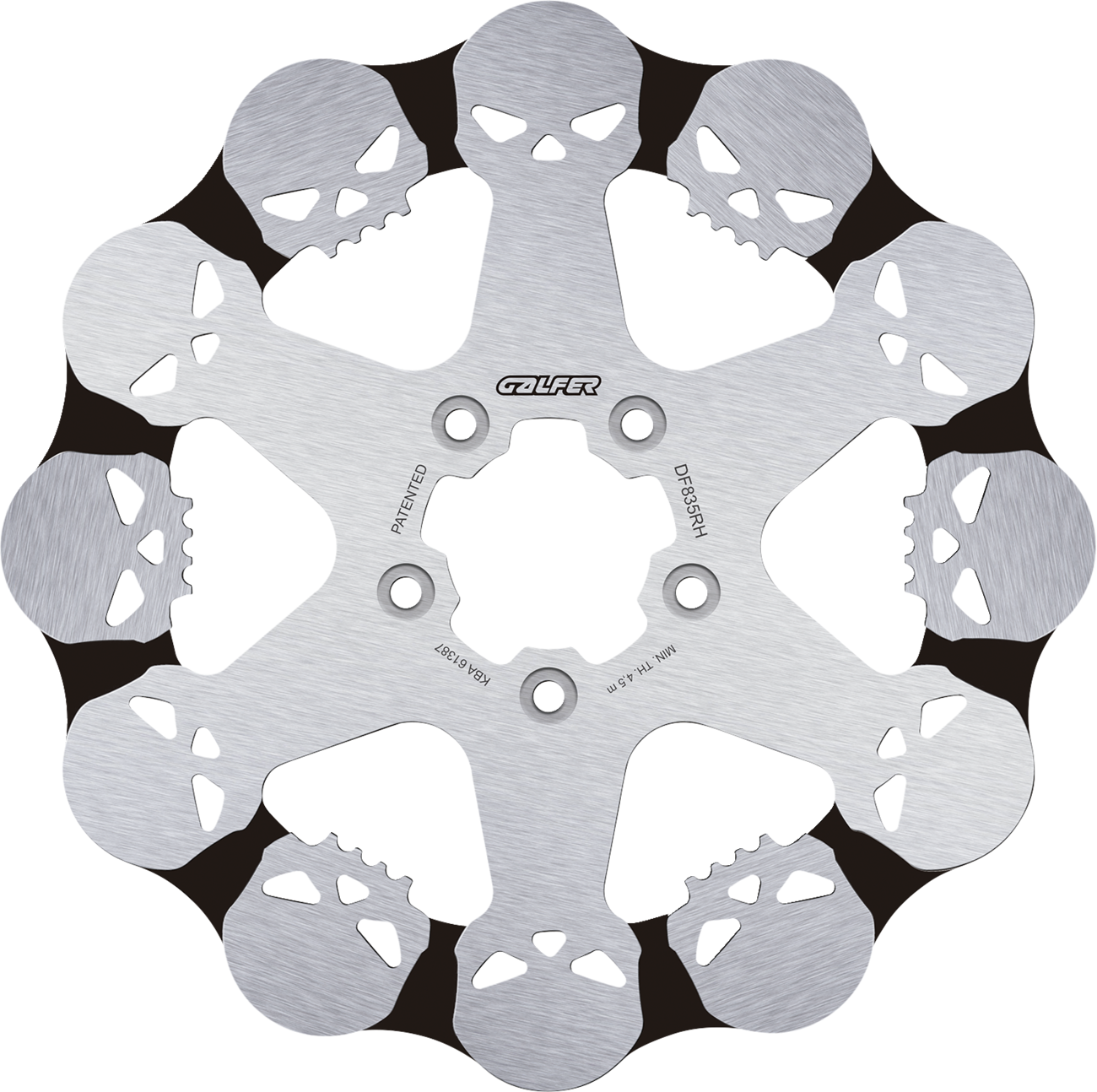 GALFER Skull Brake Rotor - Brake Rotor / Fixed / Front 1710-4232