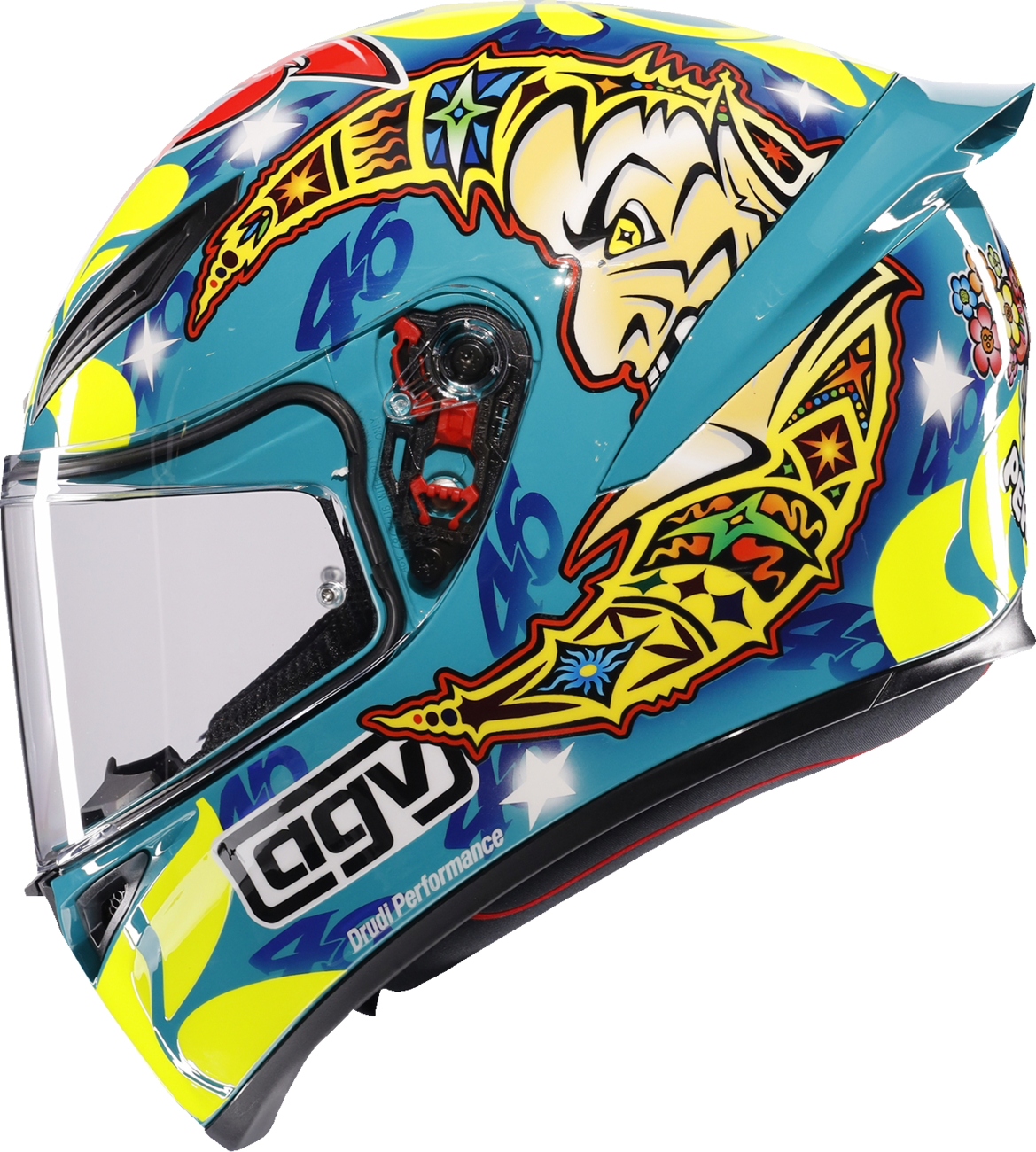 AGV K1 S Rossi Mugello 1999 Helmet - K1 S Helmet / Rossi Mugello 1999 / Medium 0101-17162