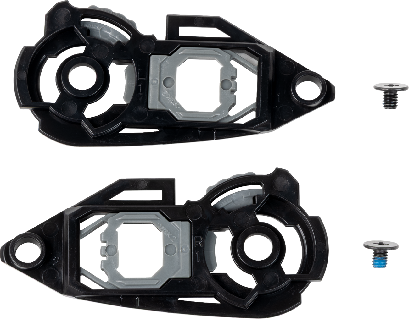 AGV StreetModular Helmet Visor Mechanism Kit - StreetModular Visor Mechanism Kit / Black/Gray 0133-1669
