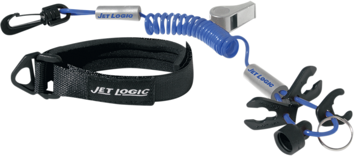 AIRHEAD SPORTS GROUP Lanyard - Kill Switch/Whistle / Blue/Silver 4850-0015