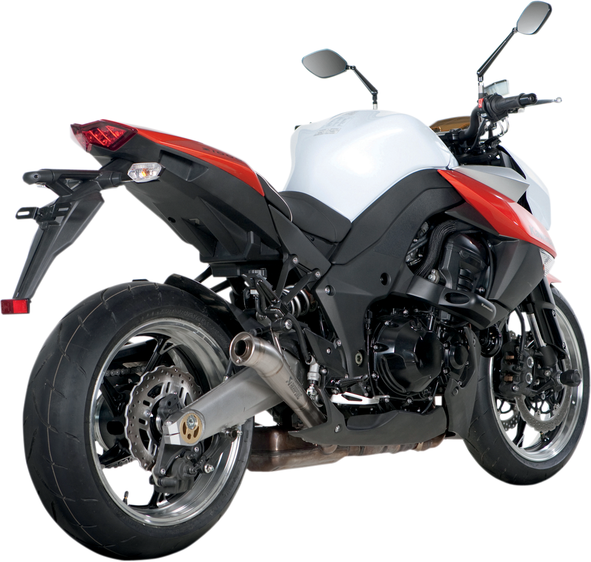 AKRAPOVIC GP-Style Megaphone Slip-On Line Mufflers - Megaphone Mufflers / Titanium 1811-2642