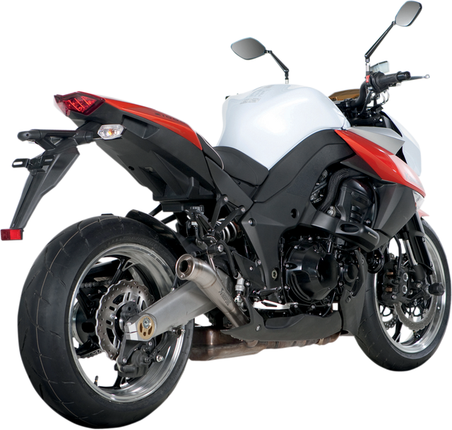 AKRAPOVIC GP-Style Megaphone Slip-On Line Mufflers - Megaphone Mufflers / Titanium 1811-2642