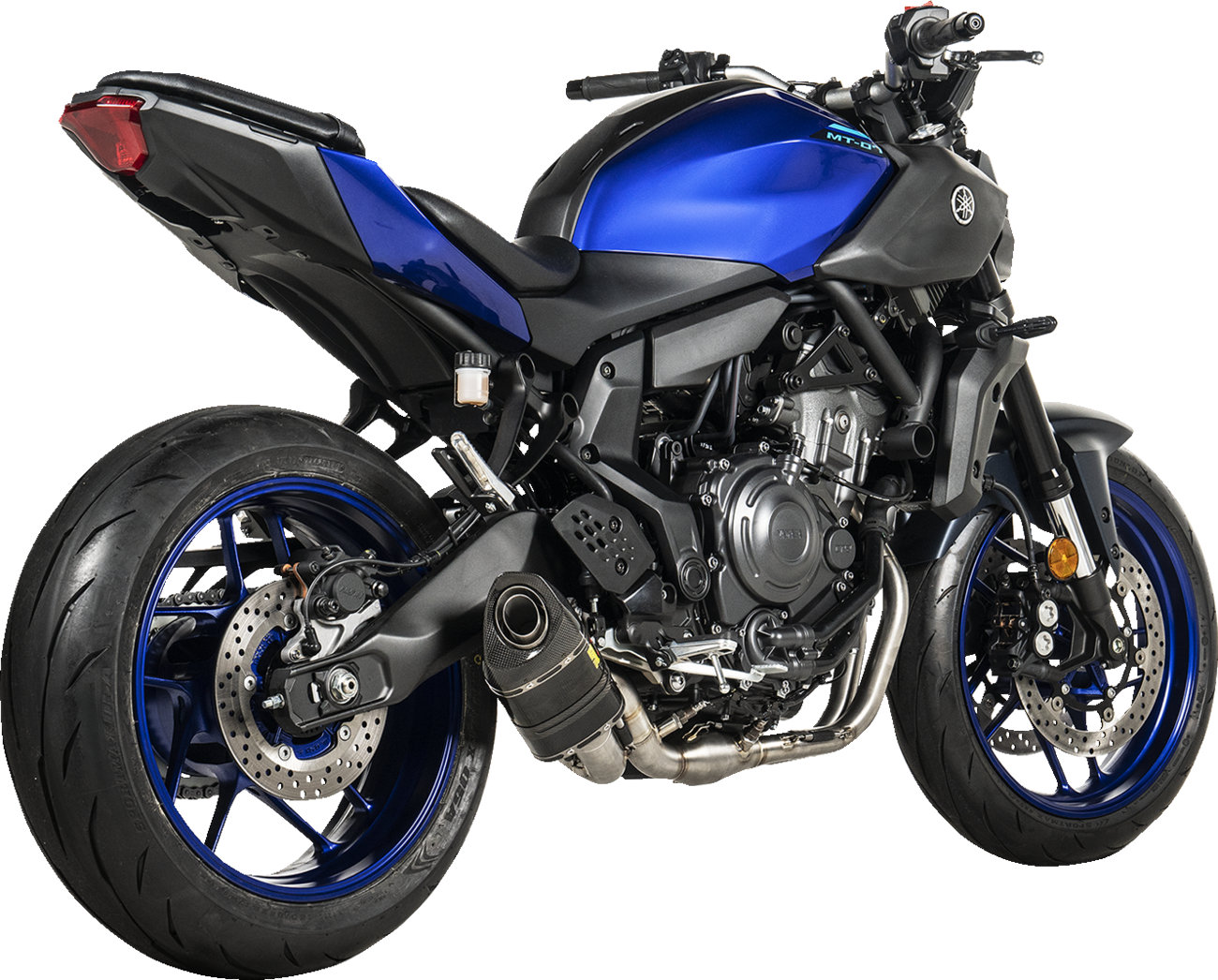 AKRAPOVIC Racing Line Exhaust System - Carbon Fiber / Yamaha MT-07 1810-3229