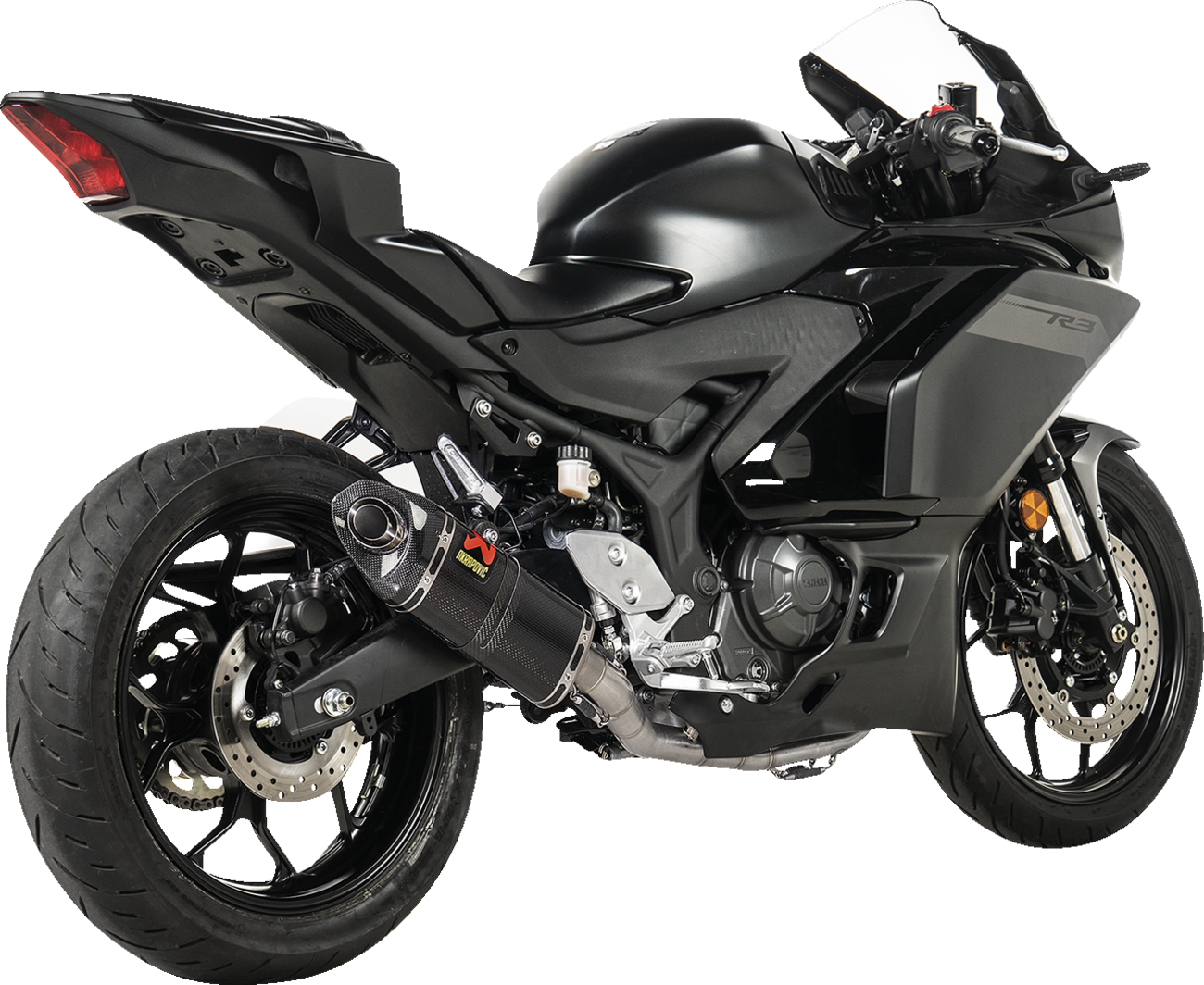 AKRAPOVIC Racing Line Exhaust System - Carbon Fiber / Yamaha R3 & MT-03 1810-3234
