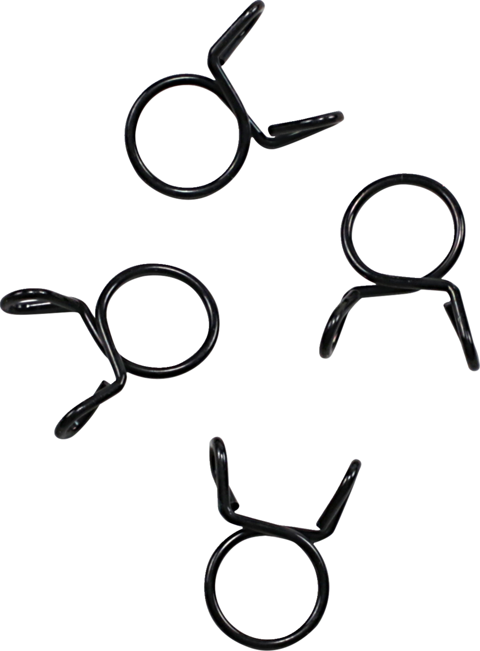 ALL BALLS Refill Clamp Kit - Fuel Line/Wire / Parallel Ear / Black / 10.3 mm / 4 Pack 2401-1292