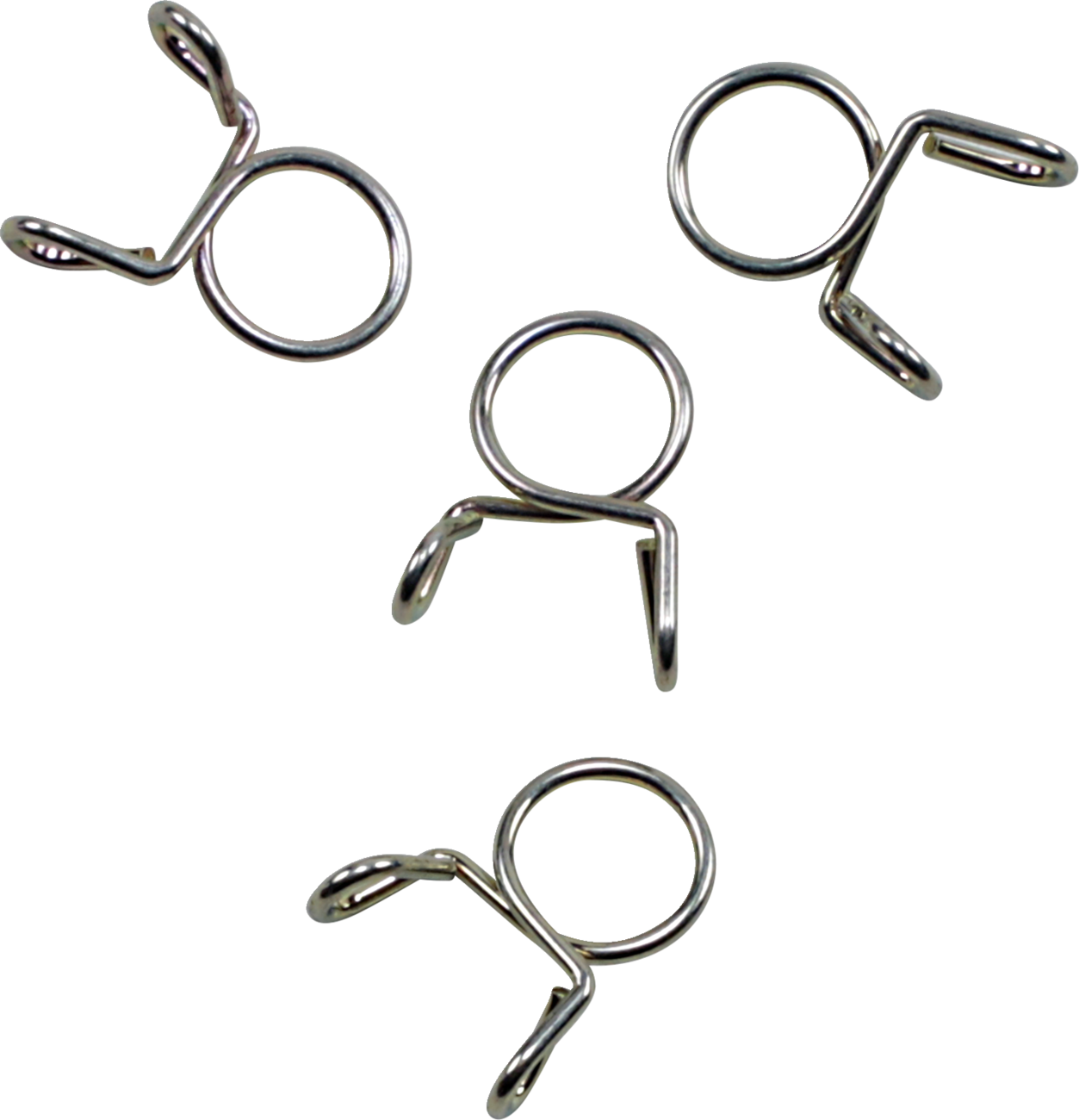 ALL BALLS Refill Clamp Kit - Fuel Line/Wire / Parallel Ear / Gold / 9 mm / 4 Pack 2401-1291