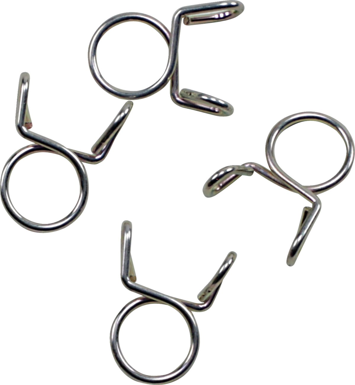 ALL BALLS Refill Clamp Kit - Fuel Line/Wire / Parallel Ear / Silver / 9 mm / 4 Pack 2401-1287