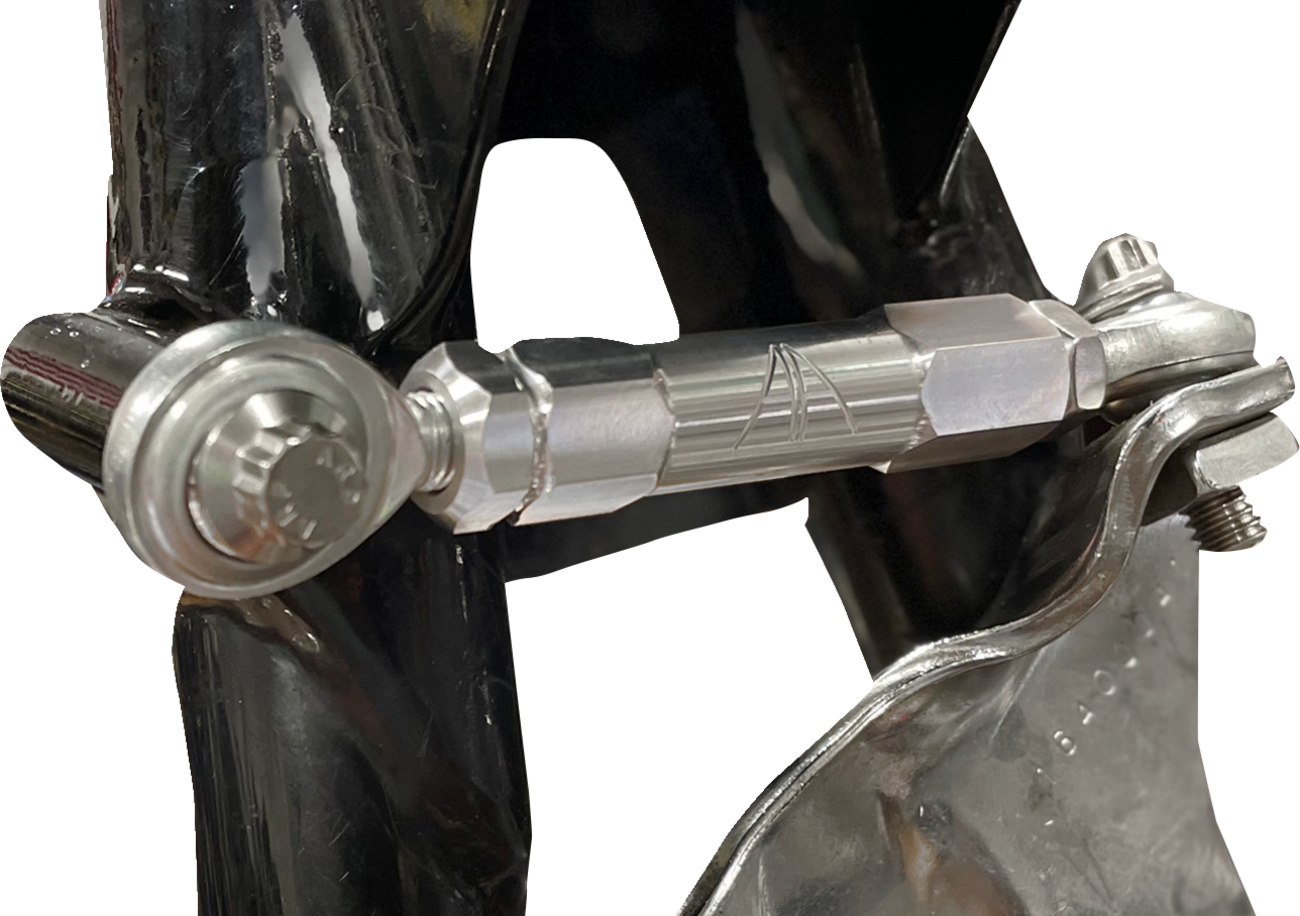 ALLOY ART Adjustable Stabilizer Link - Front / Raw Machined / Touring 0933-0144