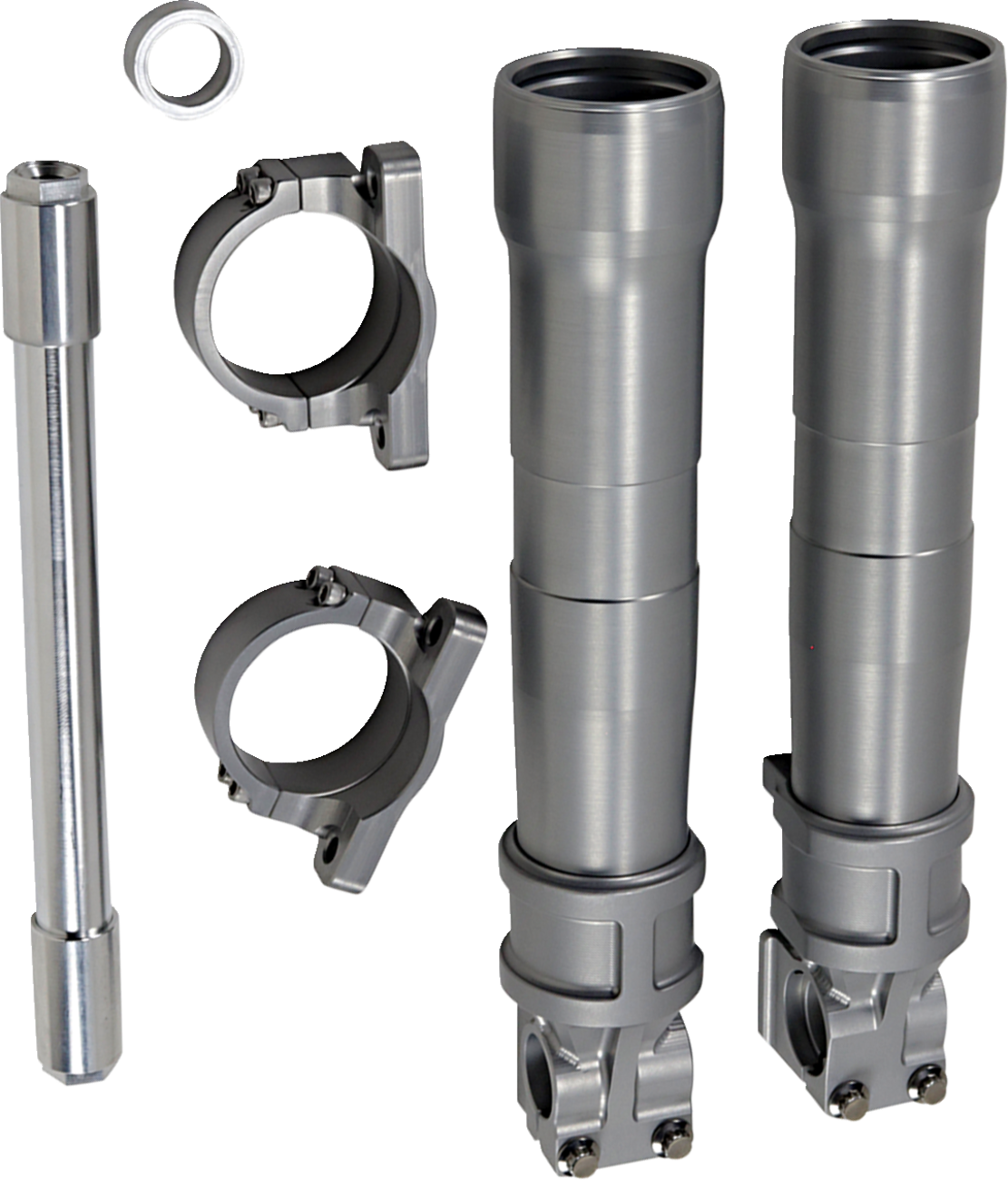 ALLOY ART Fork Legs - 49 mm / Lower / Clear Anodized 0403-0156