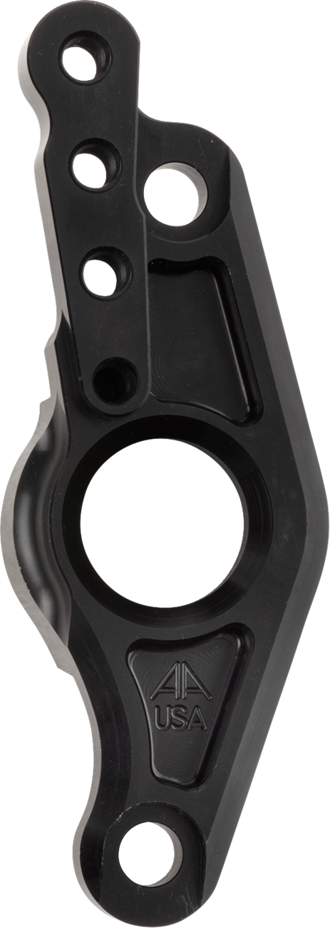 ALLOY ART Swingarm Pivot Block - Rear / Black Anodized 1303-0394