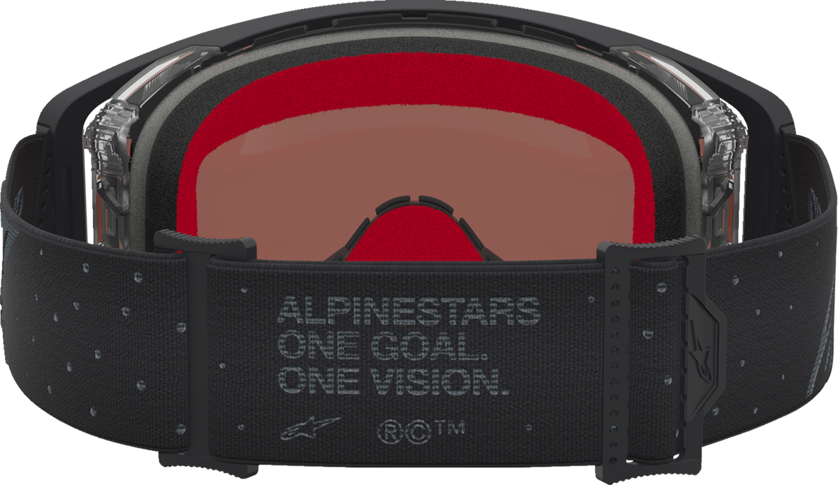 ALPINESTARS GOGGLES Supertech Cloak Goggle - Supertech Goggle / Cloak / Black / Silver Mirror Lens 2601-4115