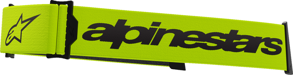 ALPINESTARS GOGGLES Supertech Goggle Strap - Yellow/Black 2602-1186
