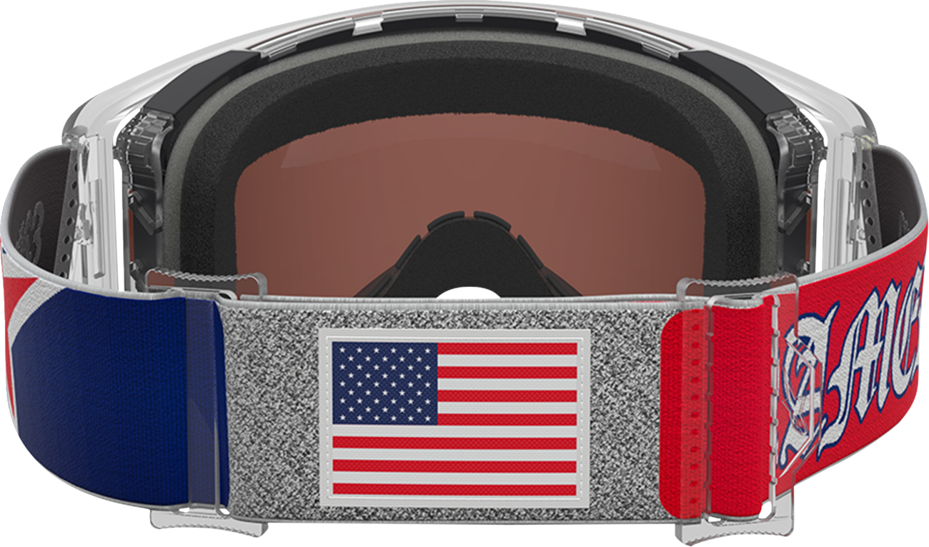 ALPINESTARS GOGGLES Supertech Merica 25 Goggle - Supertech Goggle / Merica 25 / Red/Blue / Silver/Copper 2601-4102