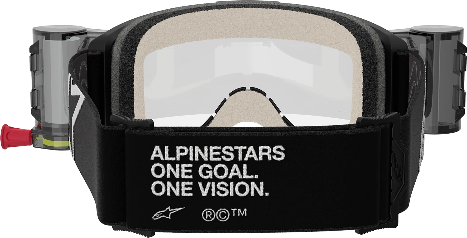 ALPINESTARS GOGGLES Vision 5 Corp Roll-Off Goggle - Vision 5 Roll-Off Goggle / Corp / Black / Clear Lens 2601-3776