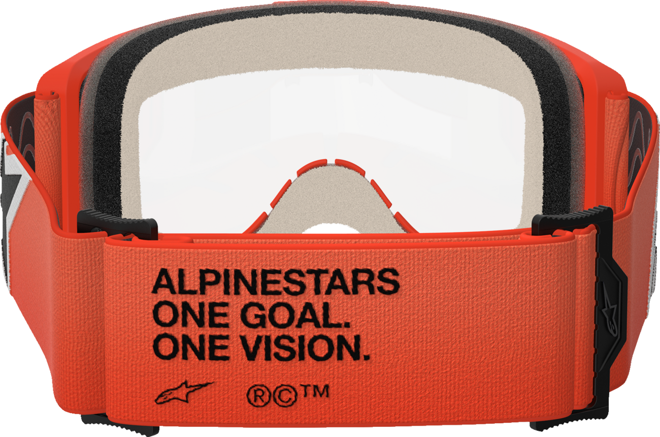 ALPINESTARS GOGGLES Vision 5 Goggle - Corp / Orange / Clear Lens 2601-3893