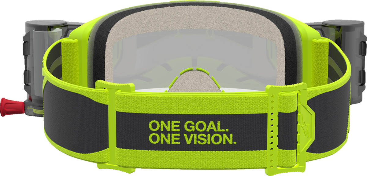 ALPINESTARS GOGGLES Vision 5 Rora Roll-Off Goggle - Vision 5 Goggle / Rora / Roll-Off / Fluo Yellow/Black / Clear Lens 2601-4153