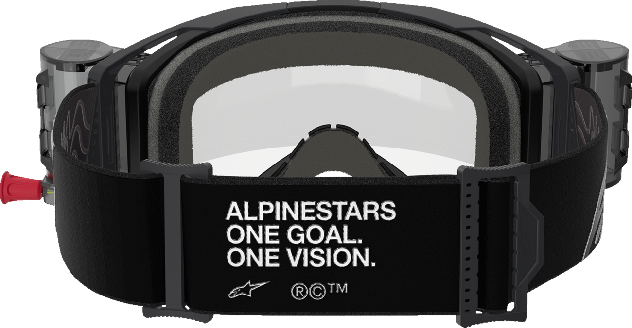 ALPINESTARS GOGGLES Vision 8 Corp Roll-Off Goggle - Vision 8 Roll-Off Goggle / Corp / Black / Clear Lens 2601-3769