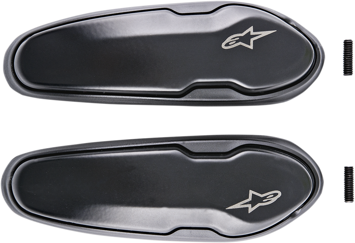 ALPINESTARS Replacement Boot Toe Sliders — Supertech R '15 - Toe Sliders / Black 3430-0740