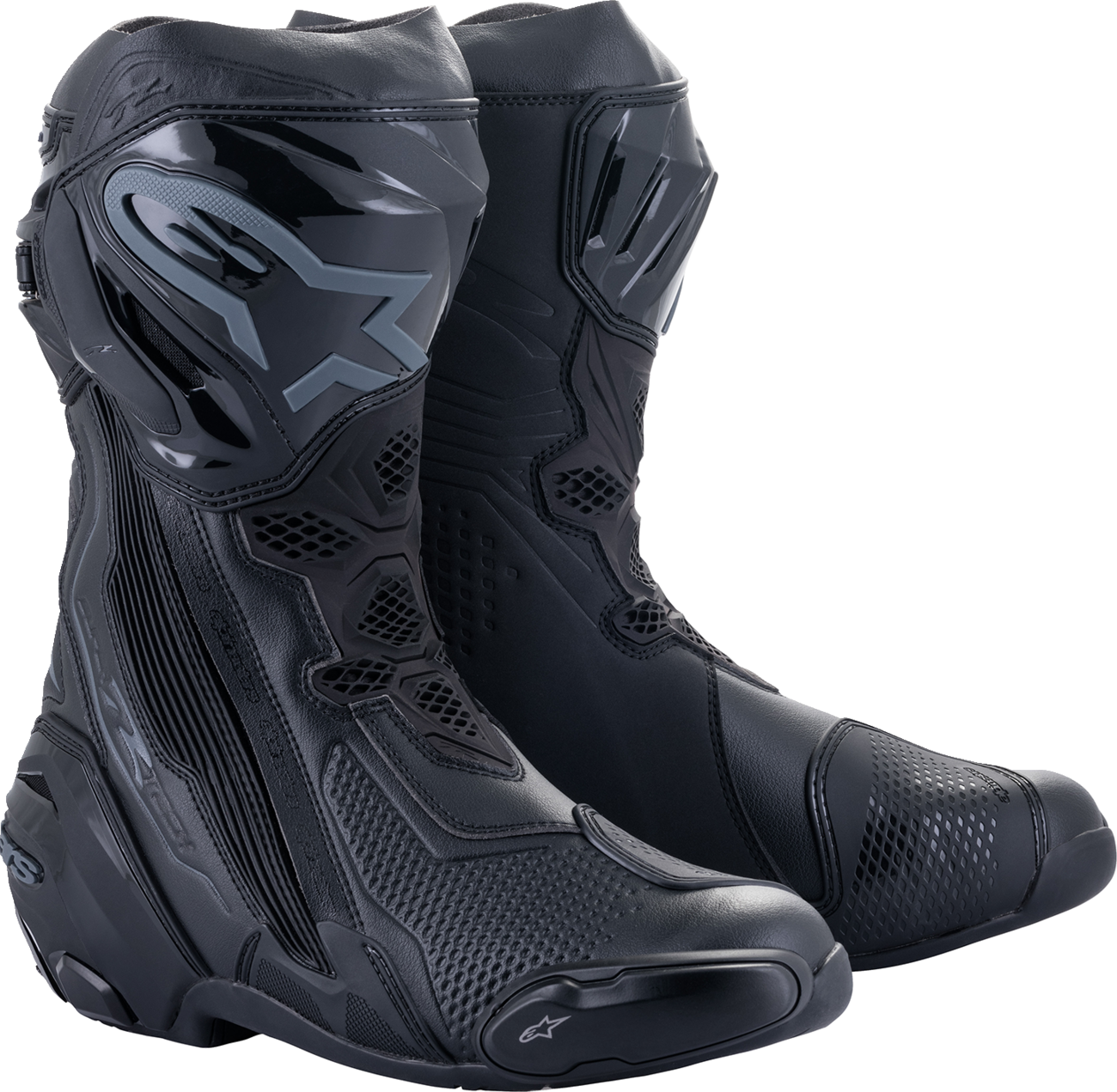 ALPINESTARS Supertech R Boots - Black / US 12 / EU 47 3401-0982