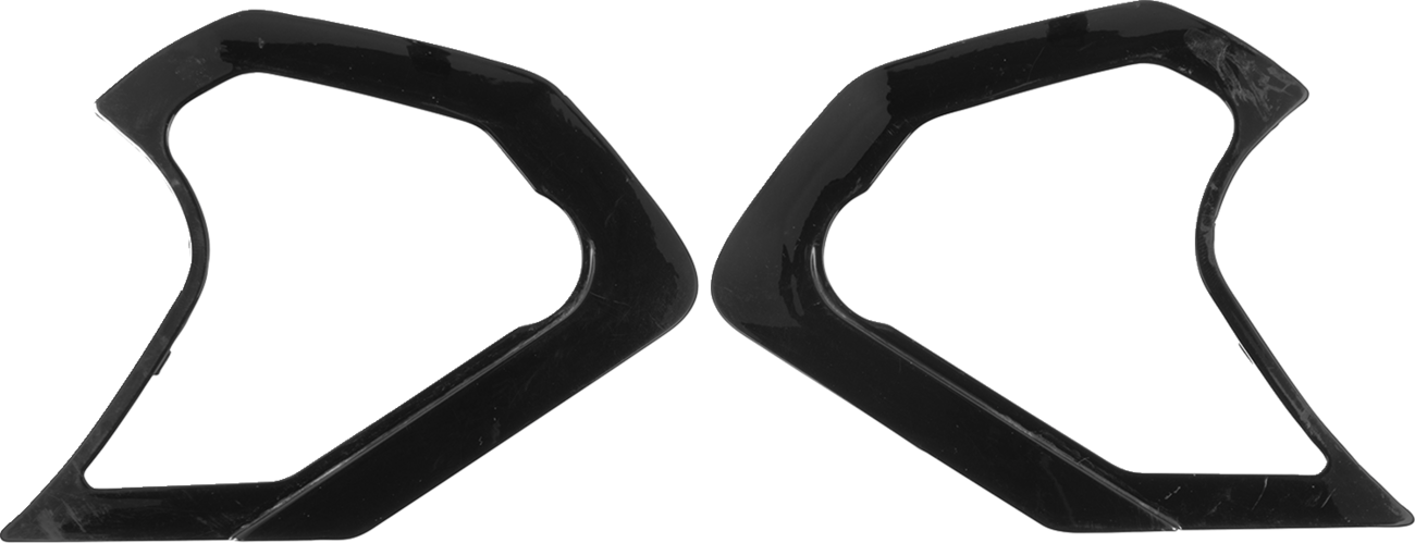 ALPINESTARS Supertech R10 Helmet Shield Mechanism Cover - Supertech R10 Shield Mechanism Cover / Gloss Black 0134-3685