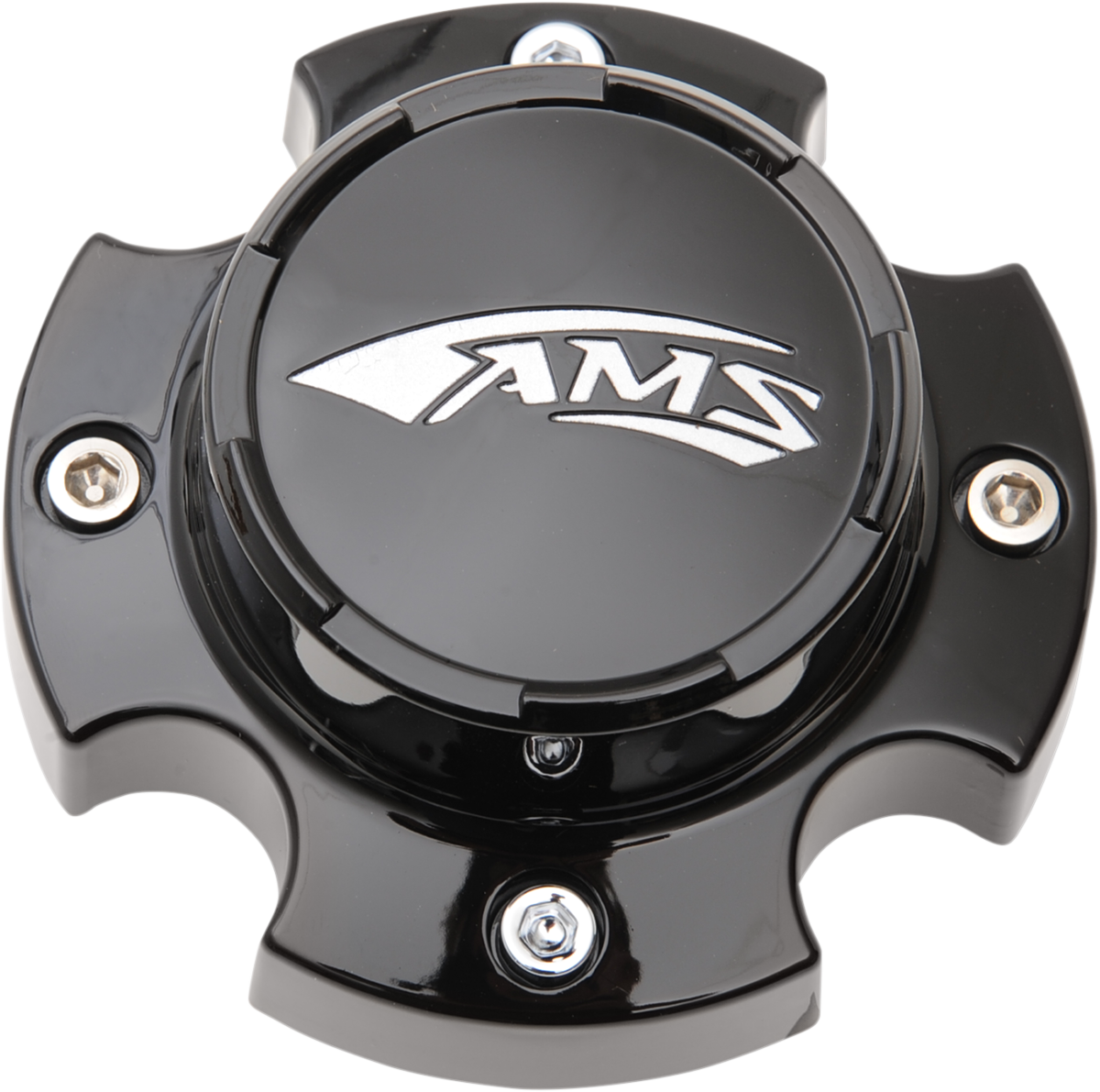 AMS Center Cap - Replacement/Wheel / Roll'n 104 / Black Gloss 0223-0114
