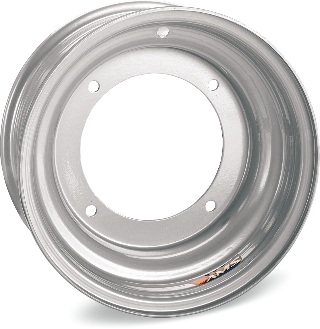 AMS Steel Wheel - Rear / Chrome / 10x8 / 4/110 / 3+5 0231-0015