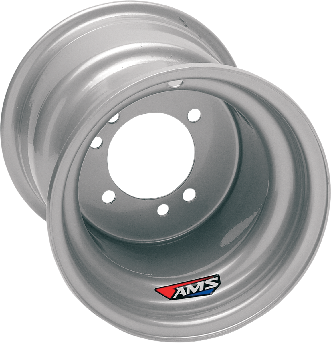 AMS Steel Wheel - Rear / Chrome / 8x8.5 / 3/100 / 4/100 / 3.5+5 0231-0001