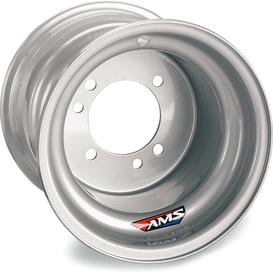 AMS Steel Wheel - Rear / Chrome / 8x8.5 / 4/110 / 4/130 / 3.5+5 0231-0002