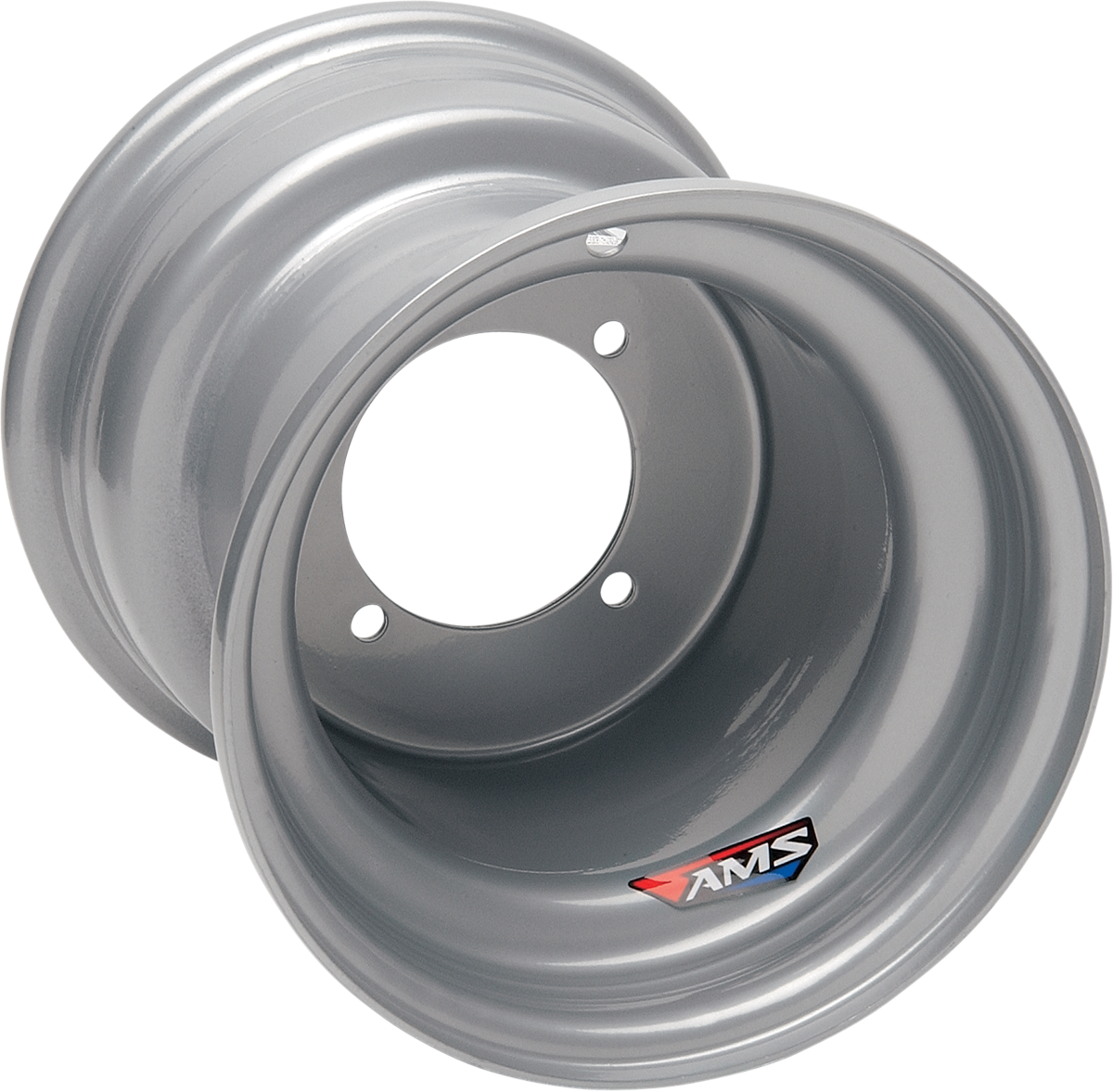 AMS Steel Wheel - Rear / Chrome / 9x9 / 4/110 / 3+6 0231-0004