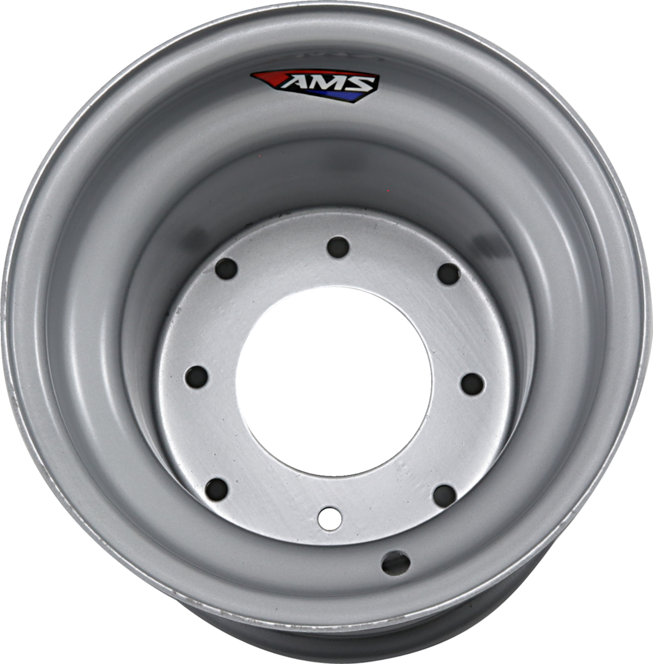 AMS Steel Wheel - Rear / Chrome / 9x9 / 4/130-4/150 / 3+6 0231-0006