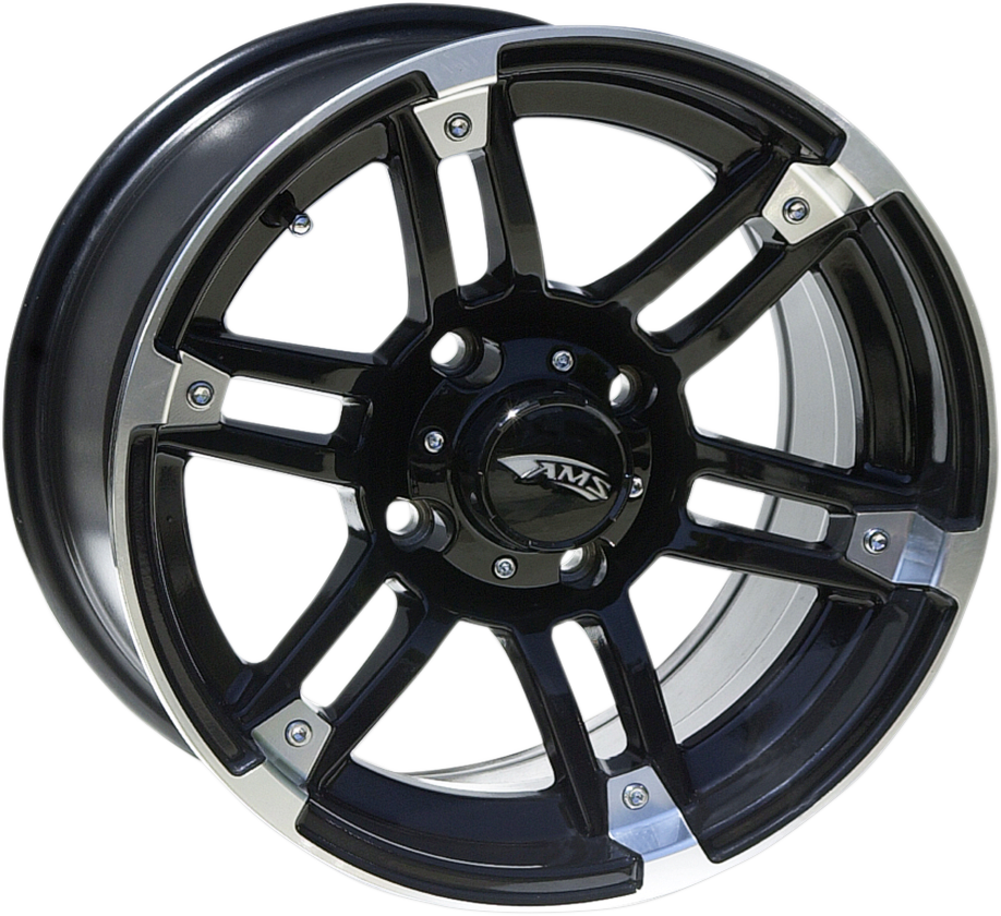 AMS Wheel - Roll'n 104 / Front/Rear / Machined Black / 15x7 / 4/156 / 4+3 0230-0910