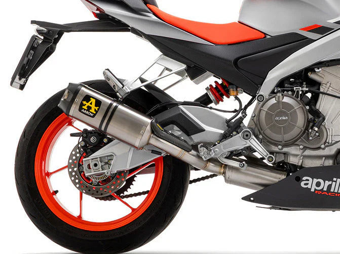 71929AK Arrow Indy Race Slip-on Exhaust, Aluminum for Aprilia RS660 2020-2025