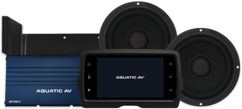 AQUATIC AV Deluxe Harley Speaker Package - HK401