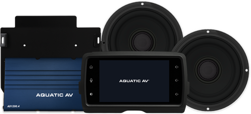 AQUATIC AV Deluxe Harley Speaker Package - HK405