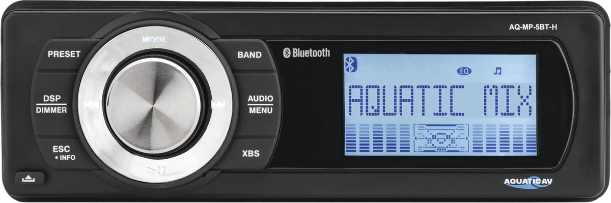 AQUATIC AV Harley Bluetooth Radio - AQ-MP-5BT-H