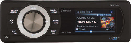 AQUATIC AV Harley Bluetooth Radio - AQ-MP-5UBT-S