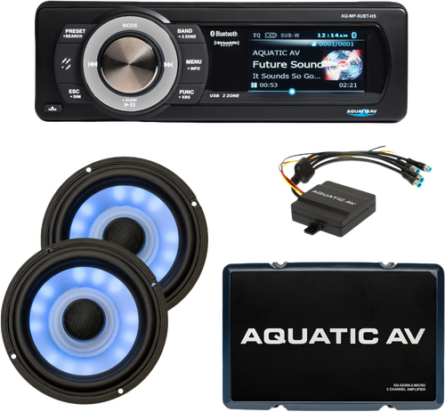 AQUATIC AV Ultra Harley Package - AQ-UHP3