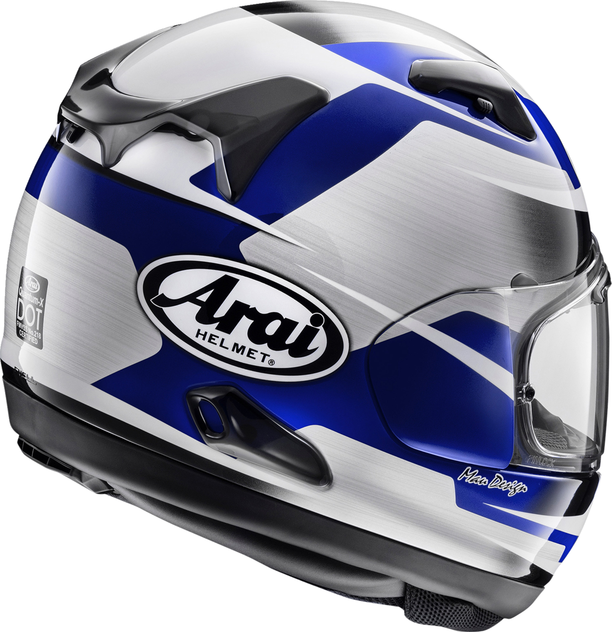 ARAI HELMETS Quantum-X Helmet - Steel / Blue / XL 0101-18126