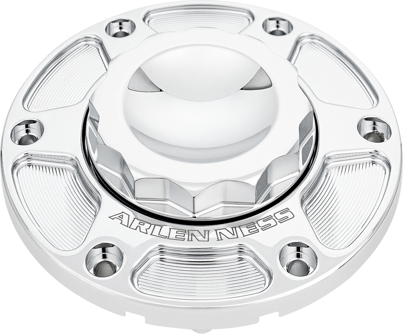 ARLEN NESS 12 Point Gas Cap - Chrome 0703-0933
