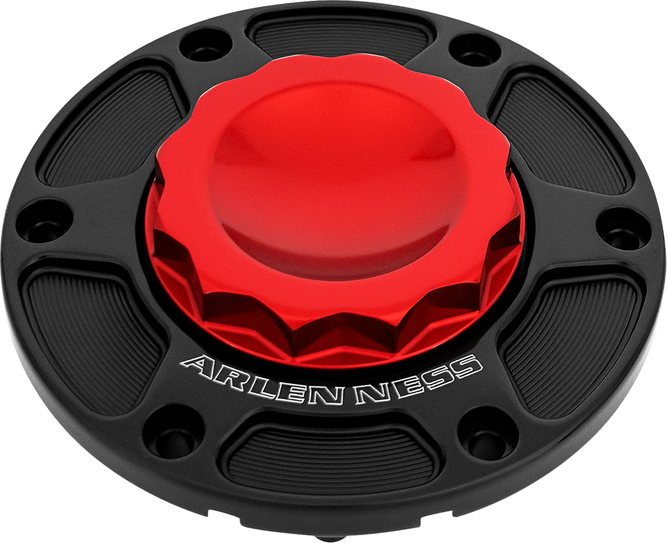 ARLEN NESS 12 Point Gas Cap - Red 0703-0936