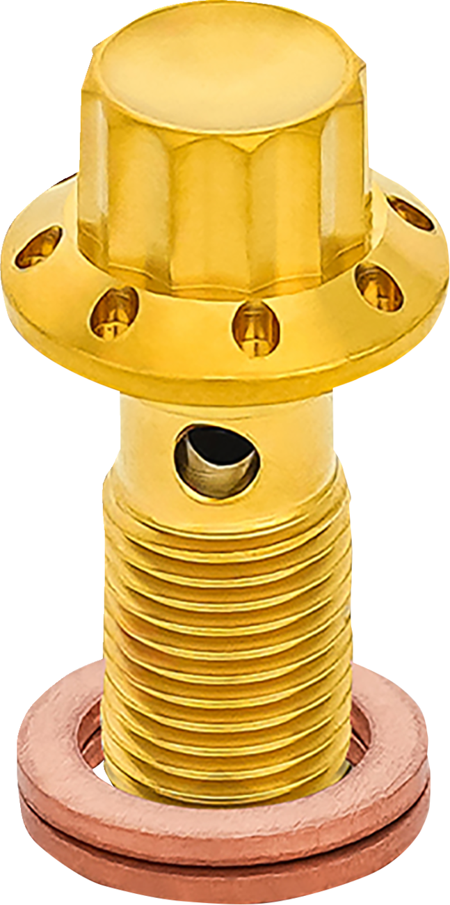 ARLEN NESS Banjo Bolt - 3/8"-24 / Gold 1742-0778